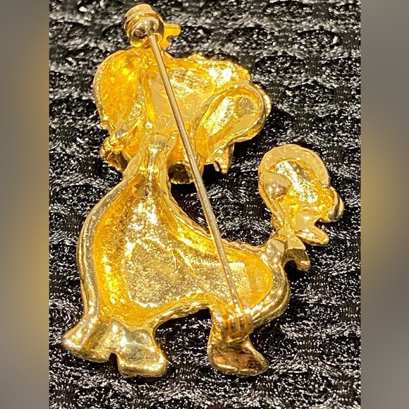 Vintage Gold Tone Scottish Terrier Brooch - Picture 4 of 8